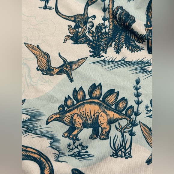 Men’s Land Before Waggle Performance Golf Polo Dinosaurs Size Large - Picture 5 of 7